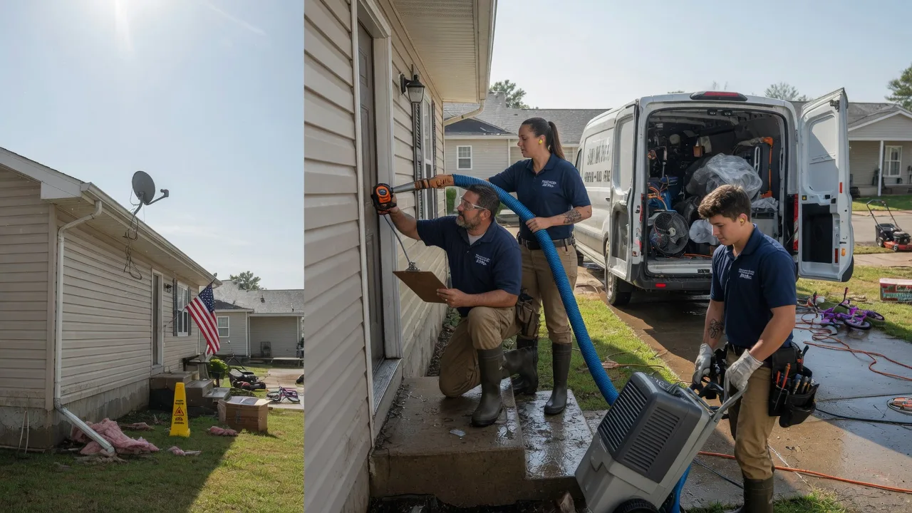 Ceiling Water Damage Restoration in Britt, IA near me